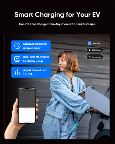 Evgoer J1772 EV Charger 32A Smart Version