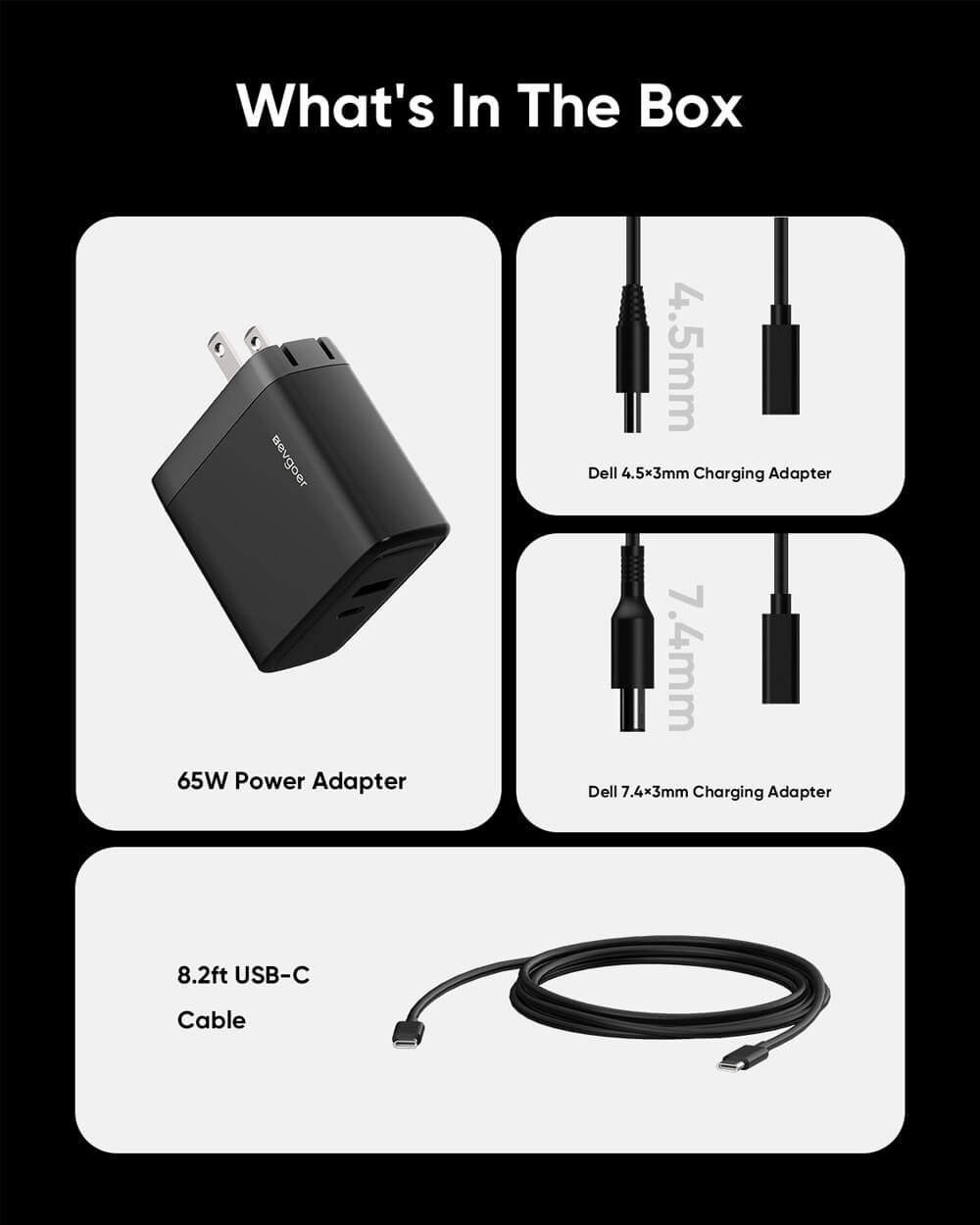 Dell Laptop 65W Charger